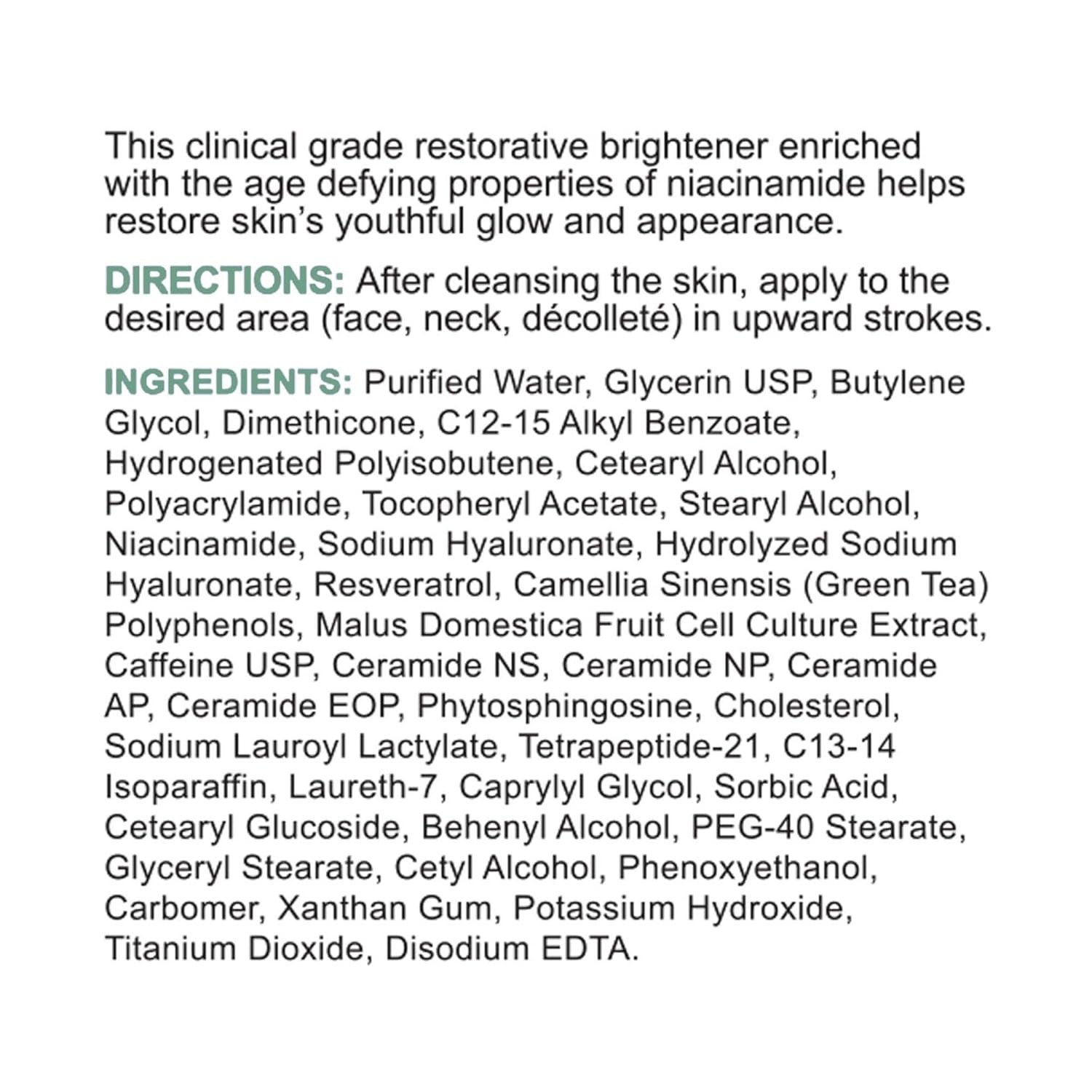 image:imageReplenix Age Restore Brightening Face Moisturizer with Hyaluronic Acid Niacinamide amp Ceramides MedicalGrade OilFree Facial Cream for Mature Skin 17 oz