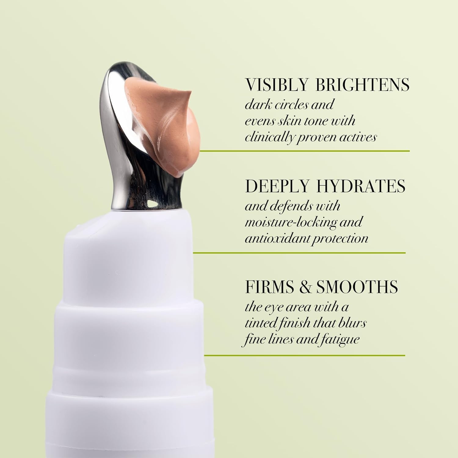 image:imageReplenix AntiAging Tinted Brightening Eye Cream 029 Fl Oz Medical Grade Hyaluronic Acid Under Eye Cream Helps Blur Dark Circles Fine Lines amp Hyperpigmentation All Skin Types