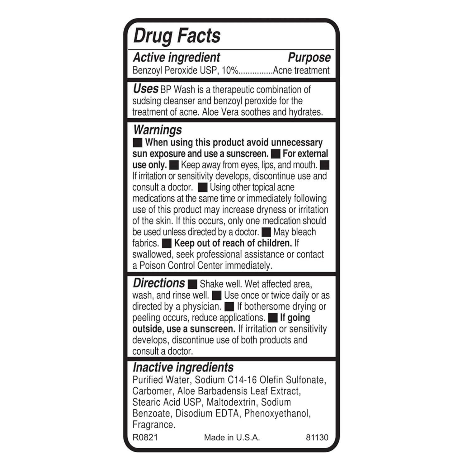 image:imageReplenix BP Acne Face Wash 67 Fl Oz NonOily Benzoyl Peroxide Facial Cleanser with MedicalGrade Ingredients for AcneProne Skin Gently Unclogs amp Refines Pores NonDrying amp NonIrritating10 Benzoyl Peroxide Aloe Vera