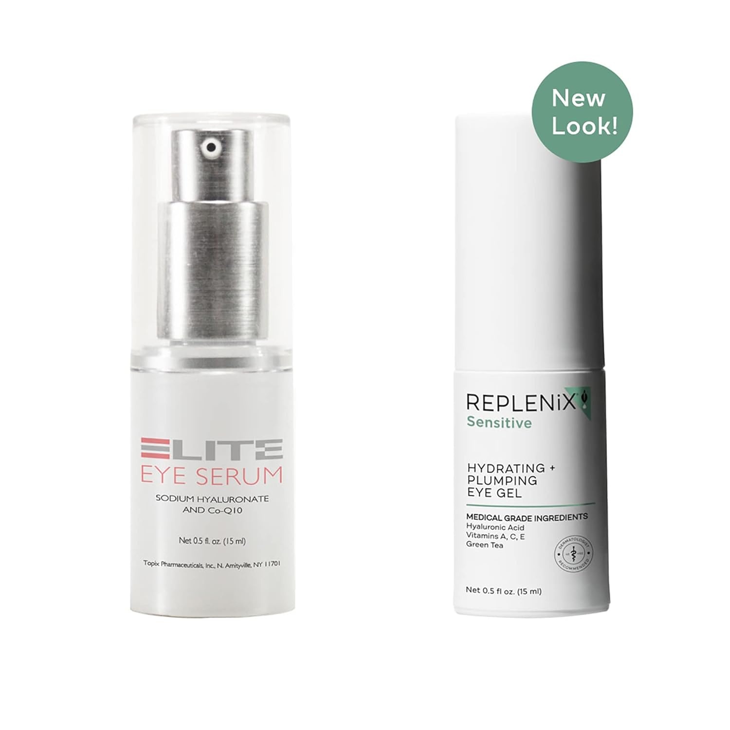 image:imageReplenix Hydrating Plumping Eye Gel Medical Grade Undereye Serum and Cream Reduces Appearance of Wrinkles and Fine Lines Hydrating 05 oz