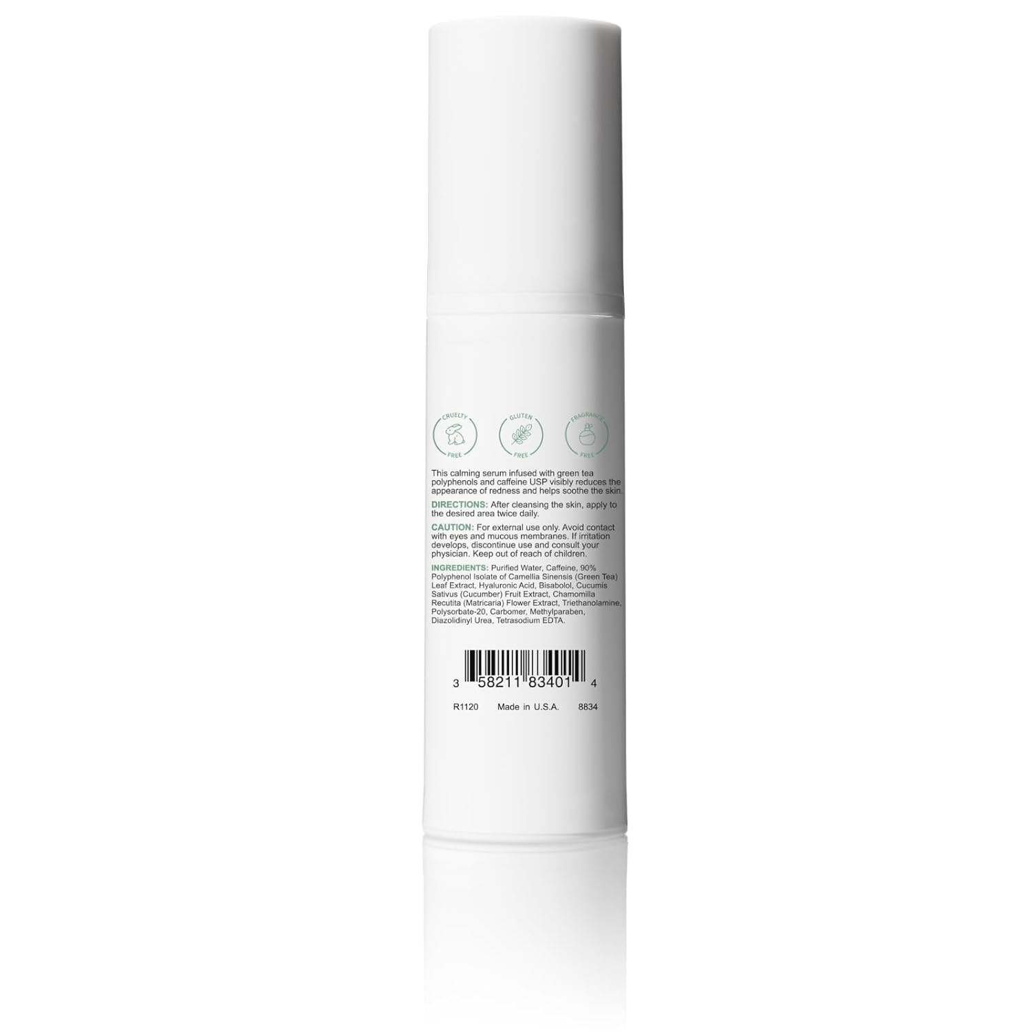 image:imageReplenix MedicalGrade Caffeine Fortified Calming Face Serum with Hyaluronic Acid for Sensitive Skin 1 Fl Oz