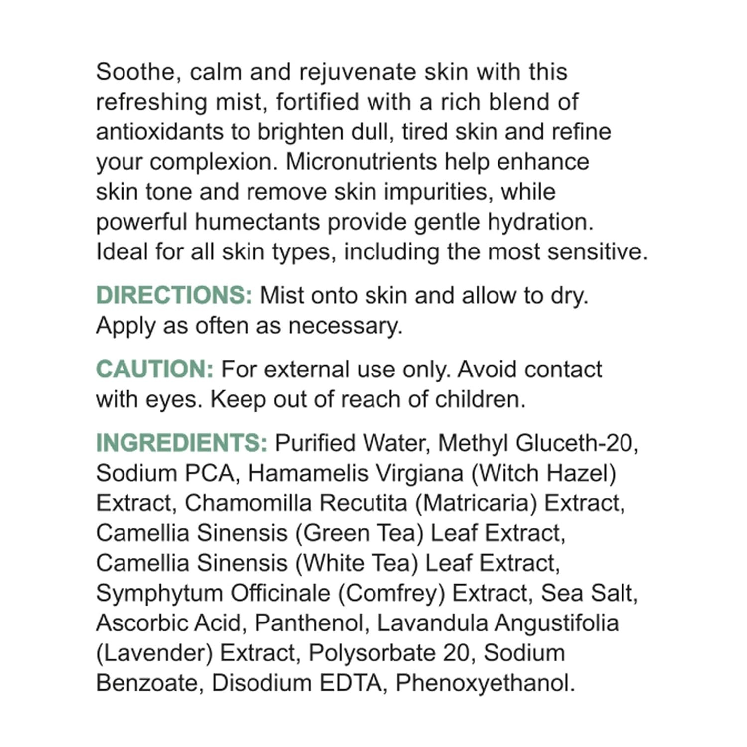 image:imageReplenix Soothing Antioxidant Mist Calming Facial Spray Dermatologist Developed for All Skin Types Oil Free Paraban Free Noncomedogenic 27 oz