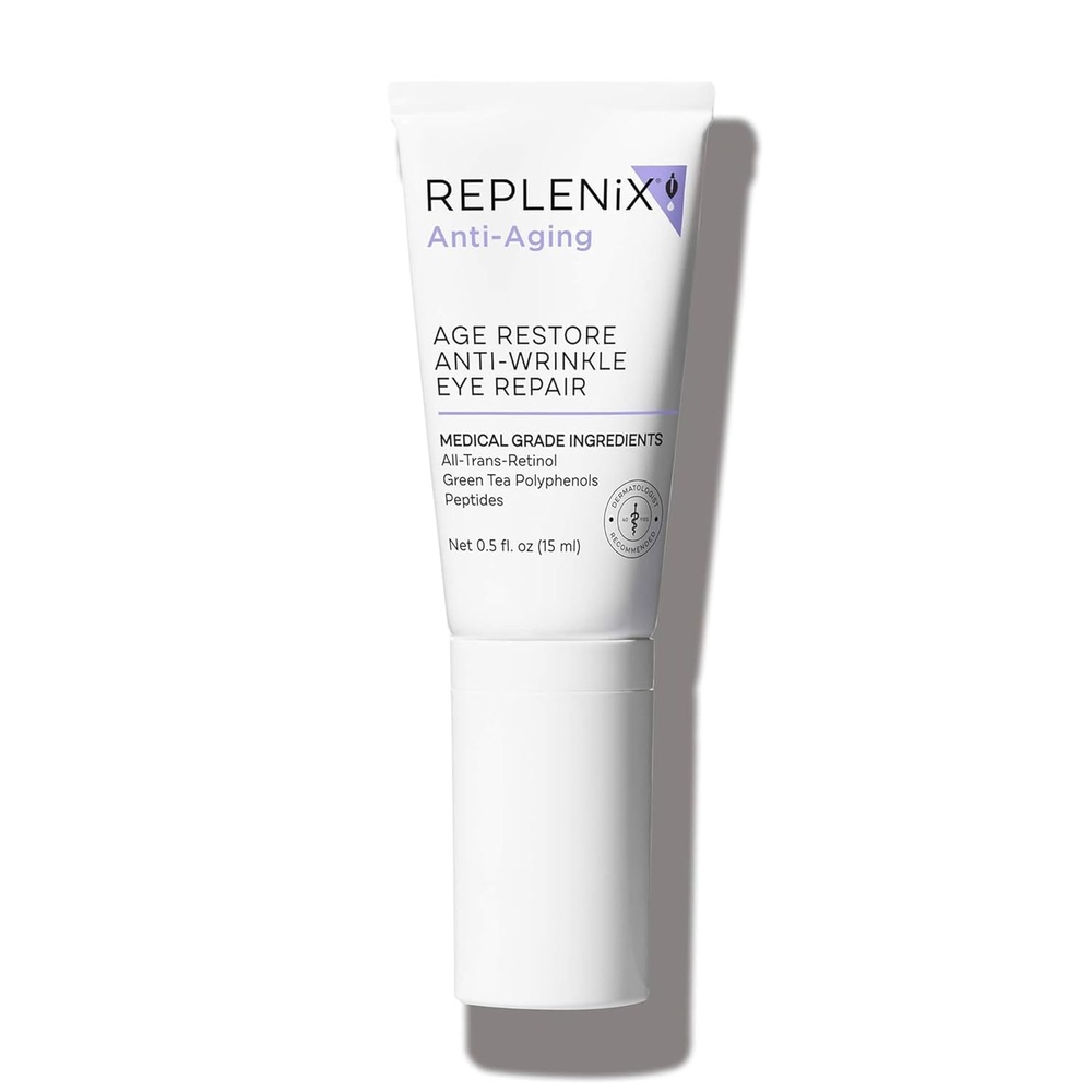 image:imageReplenix Age Restore AntiWrinkle Retinol Eye Repair MedicalGrade AntiAging Eye Cream for Fine Lines Dark Circles amp Puffiness 05 fl oz
