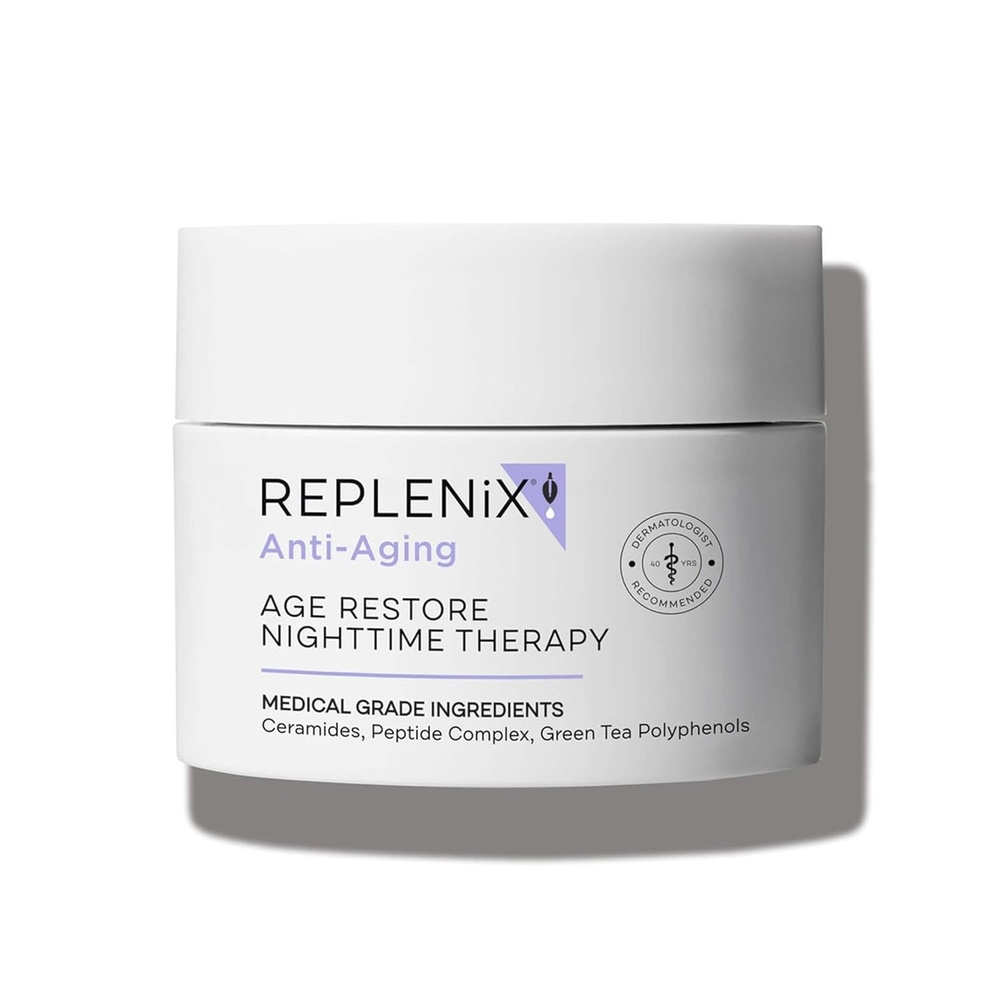 image:imageReplenix Age Restore Nighttime Therapy Face Cream AntiAging MedicalGrade Facial Moisturizer for Mature amp Dry SkinFull Size