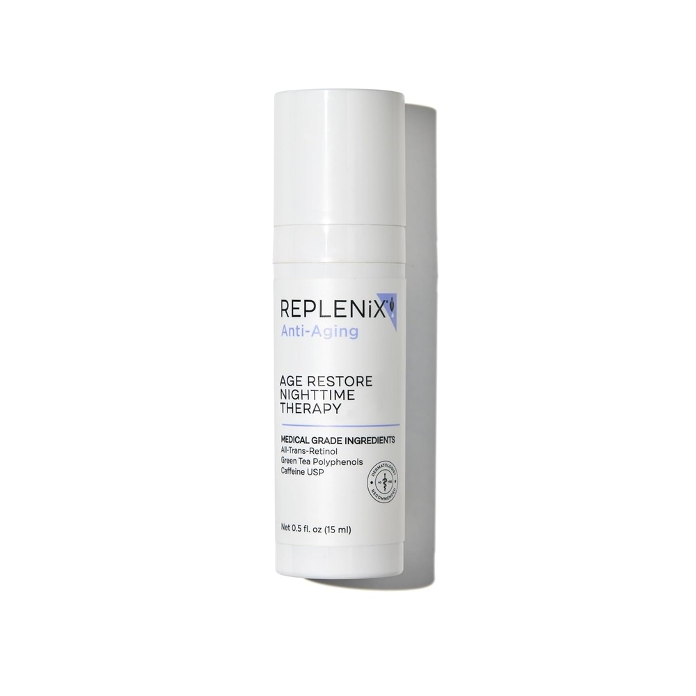 image:imageReplenix Age Restore Nighttime Therapy Face Cream AntiAging MedicalGrade Facial Moisturizer for Mature amp Dry SkinTravel Size