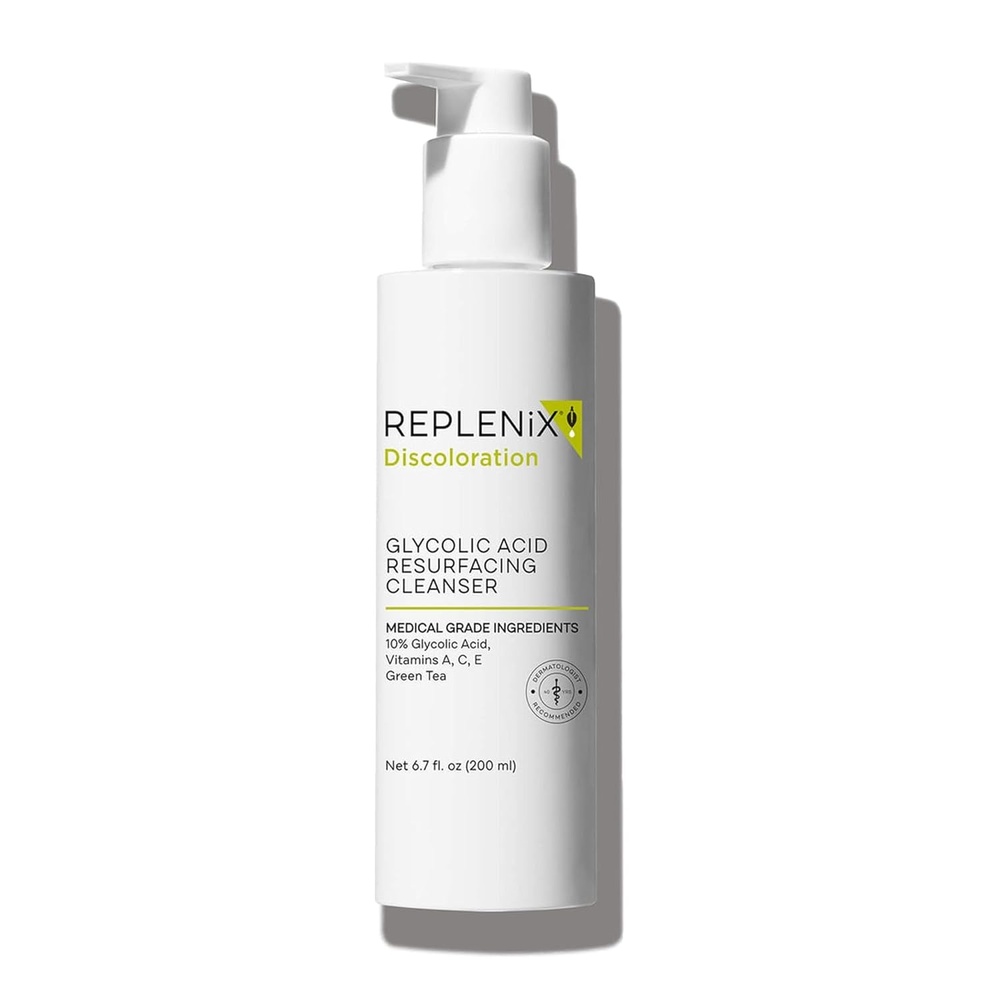 image:imageReplenix Glycolic Acid Resurfacing Facial Cleanser Gentle Medical Grade Exfoliating Face Wash for Skin Discoloration 67 fl oz