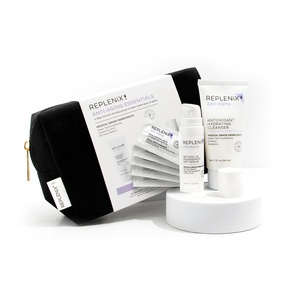 image:imageReplenix AntiAging Essentials 3 Step Trial Kit TravelSize Skincare Products for Mature Skin Hyaluronic Acid Serum Hydrating Cleanser Retinol Serum Cruelty and Paraben free