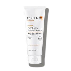 image:imageReplenix Antioxidant Hydrating Sunscreen SPF 50  Medical Grade Sun Protection Zinc Oxide UVAUVB Protection Safe for Sensitive Skin 4 oz