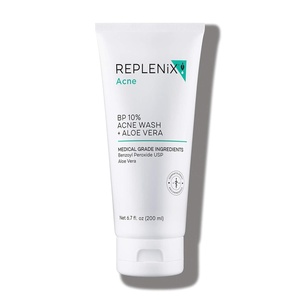 image:imageReplenix BP Acne Face Wash 67 Fl Oz NonOily Benzoyl Peroxide Facial Cleanser with MedicalGrade Ingredients for AcneProne Skin Gently Unclogs amp Refines Pores NonDrying amp NonIrritating10 Benzoyl Peroxide  Aloe Vera